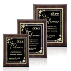 Murdock Stark - Cherry/Black - Wall Plaque Awards