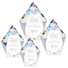 Barron Prismatic Polygon Crystal Trophy - Crystal Trophies