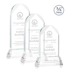 Cortez on Helton Clear Peaks Crystal Trophy - Crystal Trophies