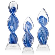 Bonavista on Cahill Base Clear Unique Glass Trophy - Employee Awards