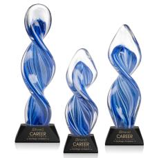 Bonavista on Cahill Base Black Unique Glass Trophy - Employee Awards