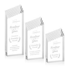 Paluzzi Clear Peaks Acrylic Trophy - Employee Awards
