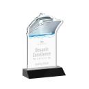 Voyager Black Unique Crystal Trophy