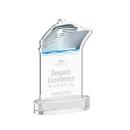 Voyager on Alberton Base Clear Unique Crystal Trophy