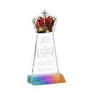 Crown Prismatic Unique Crystal Trophy