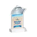 Voyager Full Color Clear Unique Crystal Trophy