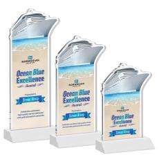 Voyager Full Color Fagan Unique Crystal Trophy - Crystal Trophies