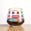 Ledford Gold Rim Stemless Wine - Full Color