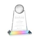 Mayes Prismatic Globe Crystal Trophy