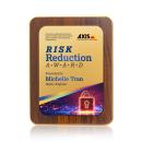 Reston Full Color Plaque - Walnut Finish/Gold