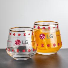 Ledford OTR/DOF Gold Rim - Full Color - Whisky Glasses