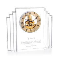 Sweeney Clock - Gold - Crystal Trophies