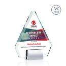 Kilgore Full Color Chrome Crystal Trophy