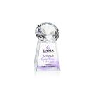 Medium Full Color Diamond Crystal Trophy
