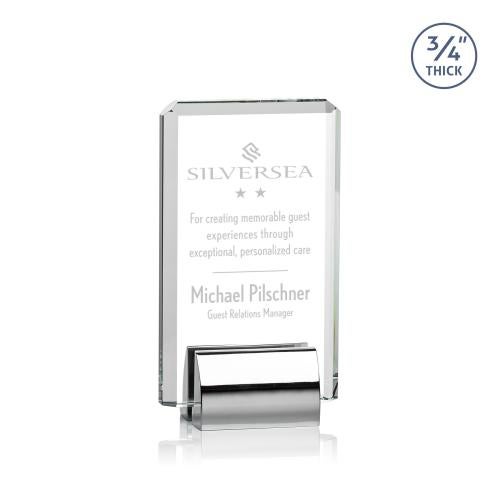 Awards and Plaques - Crystal Trophies - Howard Rectangle Metal Trophy