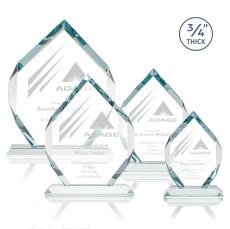 Diamond Diamond Starfire Crystal Trophy - Crystal Trophies
