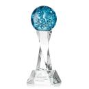 Addison on Spirale Spire Base Clear Globe Glass Trophy