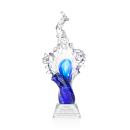 Breaker on Cahill Base Clear Unique Glass Trophy