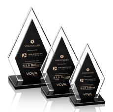 Whitt Black Crystal Trophy - Crystal Trophies