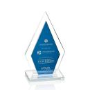 Whitt Blue Crystal Trophy
