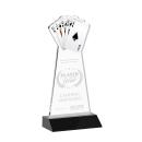 Poker Black Unique Crystal Trophy
