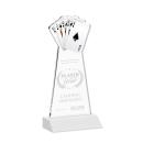 Poker Fagan Unique Crystal Trophy