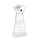 Poker on Alberton Base Fagan Unique Crystal Trophy