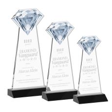 Diamond Black Crystal Trophy - Crystal Trophies