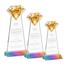 Diamond Prismatic Crystal Trophy - Crystal Trophies