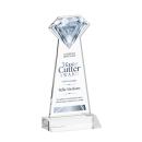 Diamond Full Color Clear Crystal Trophy