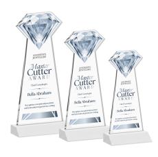 Diamond Full Color Fagan Crystal Trophy - Crystal Trophies