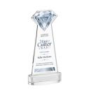 Diamond Full Color on Alberton Base Clear Crystal Trophy