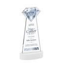 Diamond Full Color on Alberton Base Fagan Crystal Trophy