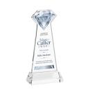 Diamond Full Color on Hartford Base Clear Crystal Trophy