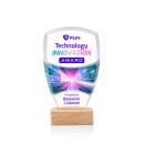 Hendrick Full Color Unique Crystal Trophy