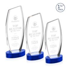 Colorado on Base Blue Peaks Crystal Trophy - Crystal Trophies