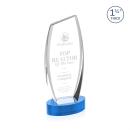 Colorado on Base Sky Blue Peaks Crystal Trophy
