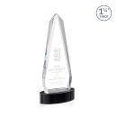 Cheswick on Alberton Base Black Obelisk Crystal Trophy