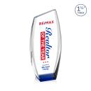 Colorado Full Color Blue Peaks Crystal Trophy