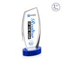 Colorado Full Color on Base Blue Peaks Crystal Trophy
