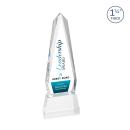 Cheswick Full Color on Pruitt Base Clear Obelisk Crystal Trophy