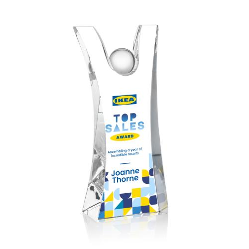 Awards and Plaques - Crystal Trophies - Full Color Barajas 8