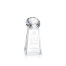 Tall Diamond Crystal Trophy