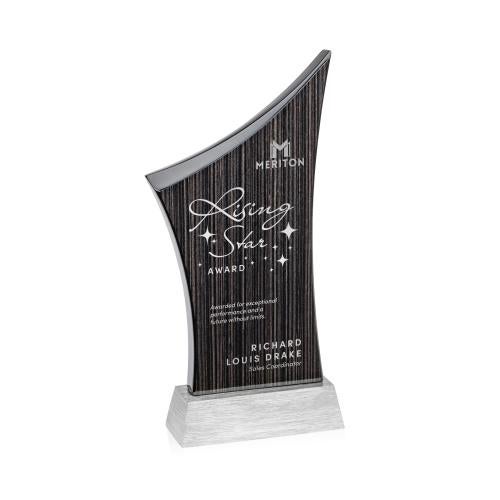 Awards and Plaques - Eco-Friendly Trophies - Wilhelm Slatewood Silver Peaks Wood Trophy