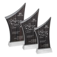 Wilhelm Slatewood Silver Peaks Wood Trophy - Eco-Friendly Trophies