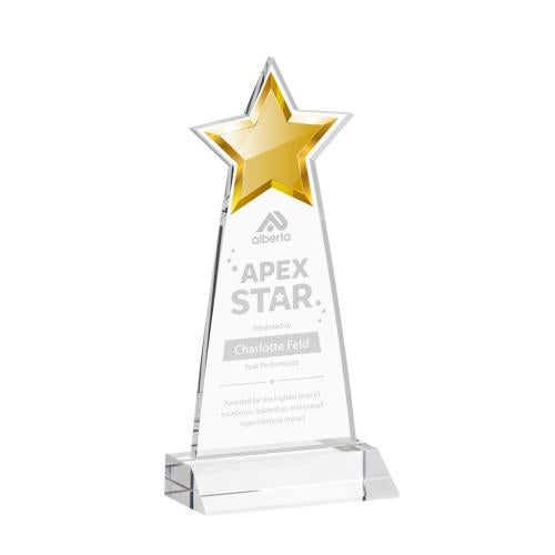 Awards and Plaques - Crystal Trophies - Starlite Clear Crystal Trophy