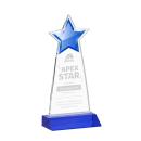 Starlite Blue Crystal Trophy