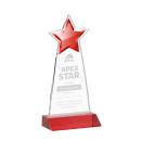 Starlite Red Crystal Trophy