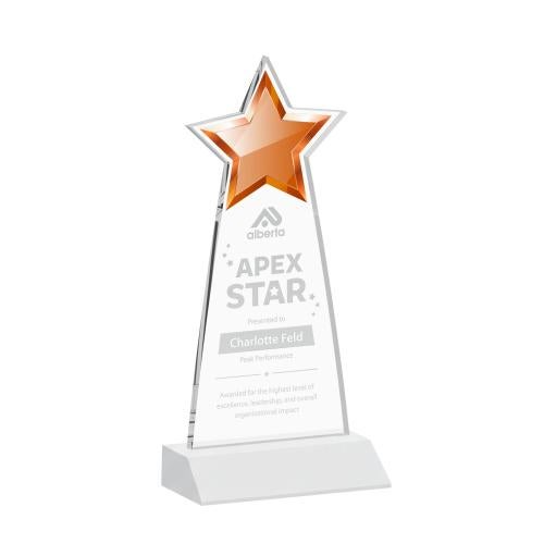 Awards and Plaques - Crystal Trophies - Starlite Fagan Crystal Trophy