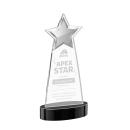 Starlite on Alberton Base Black Crystal Trophy